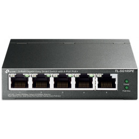 Switch zarządzalny TP-Link TL-SG105PE - 5x 10|100|1000Mbps, Easy Smart, POE+ 65W - zdjęcie 3